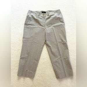 Talbots stretch cotton capri pants trousers - size 16
